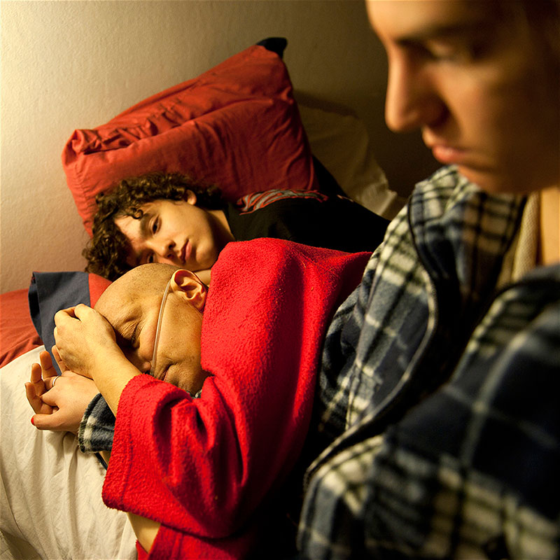 Bea, Juli y Tomás, julio 2010.